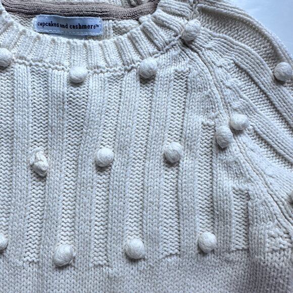 Cupcakes and Cashmere Ivory Sweater Dress - Girl's XS - Picture 2 of 5